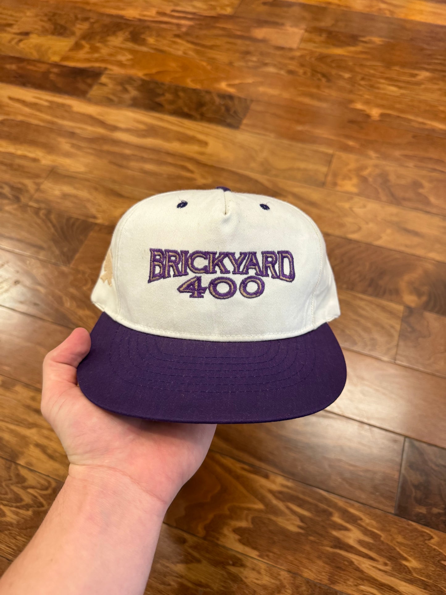 90s Brickyard 400 Winston Hat Two Toned Nascar Hat (OS)