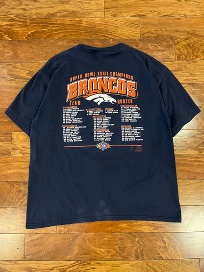 1998 Denver Broncos Super Bowl XXXII Tee (XL)