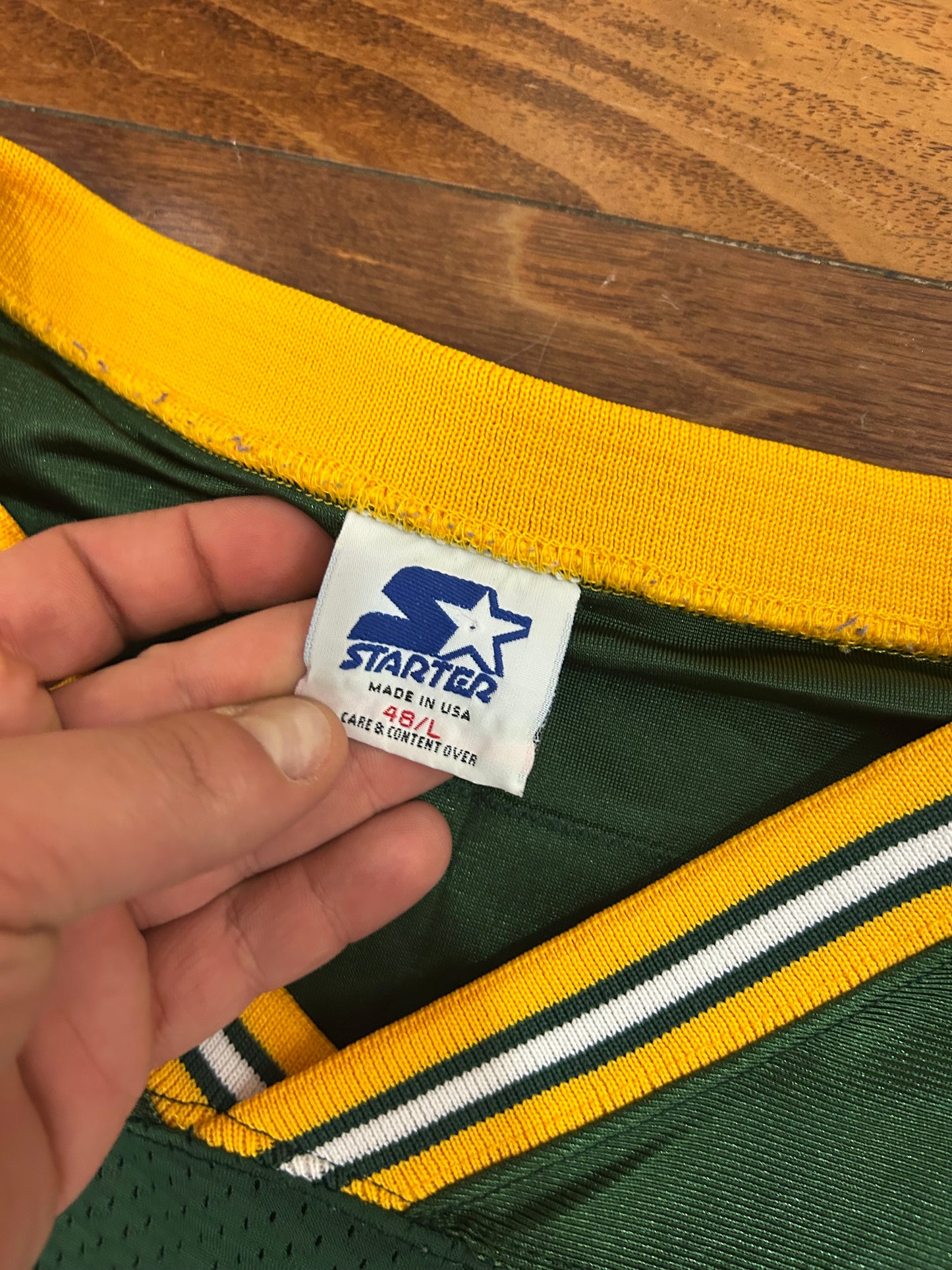90s Green Bay Packers Brett Favre Starter Jersey (L)