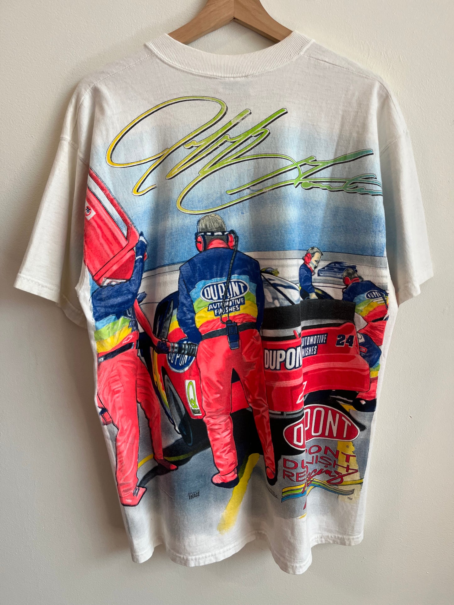 1997 Jeff Gordon NASCAR 23 OU PONT Rainbow AOP (L)