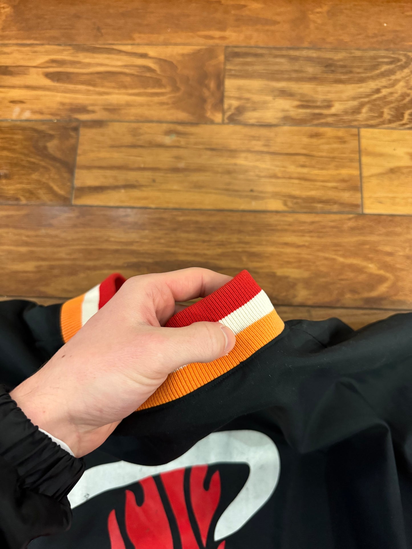 90s Miami Heat Champion Team Issued Warm Up Jacket (XXL)