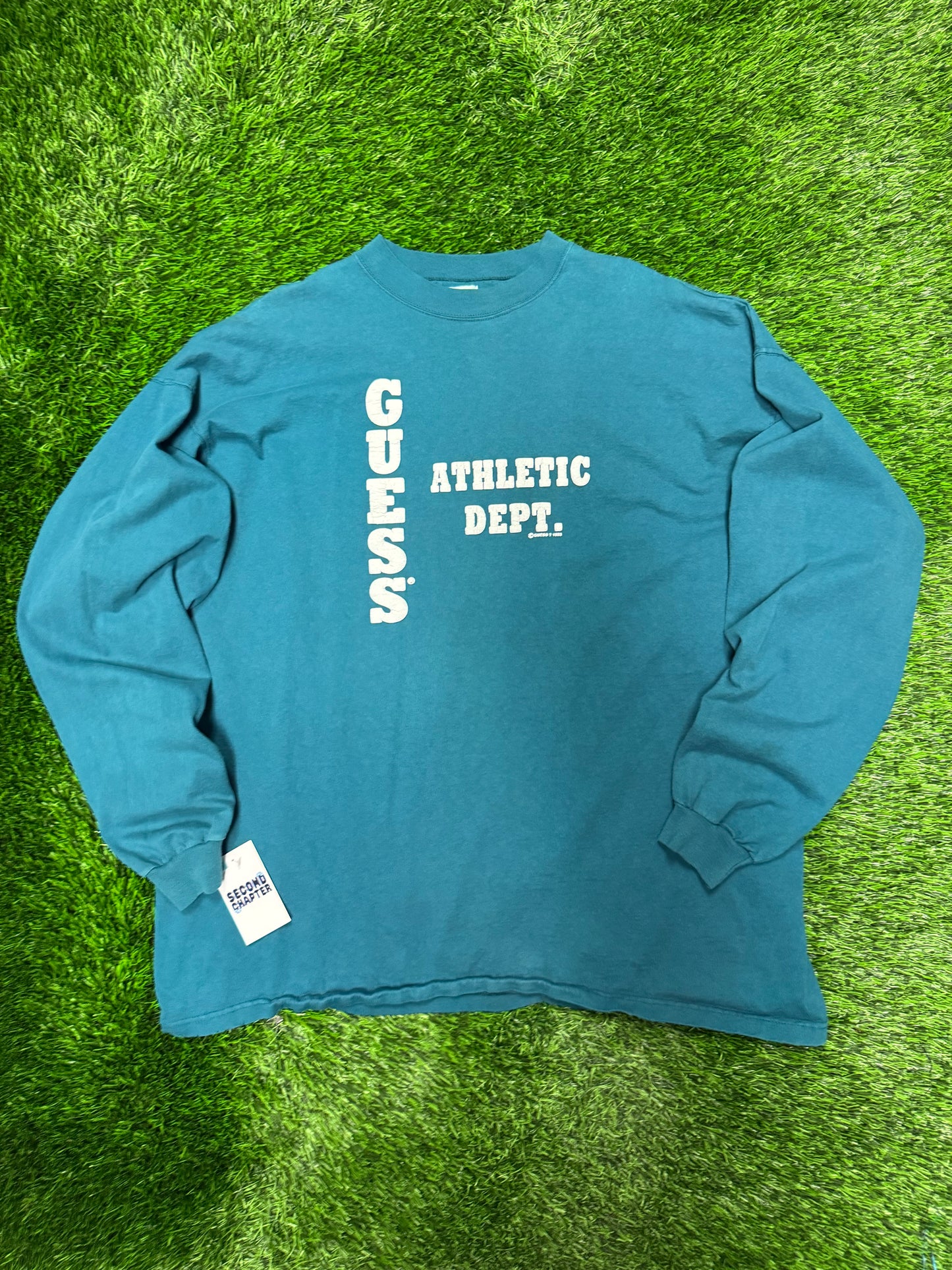 1993 Guess Jeans Athletic Dept Long Sleeve Tee (XXL)