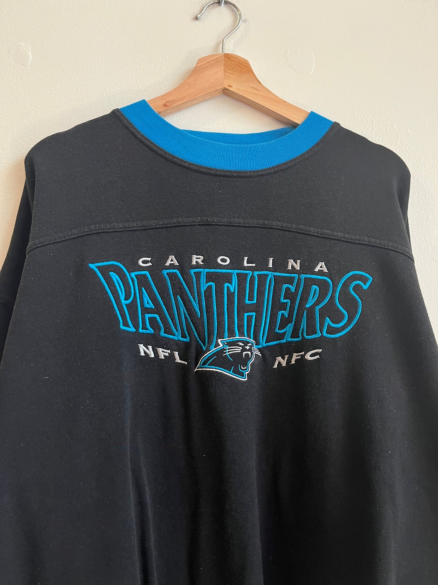 90s Carolina Panthers Lee Sport Embroidered Crewneck (XXL)