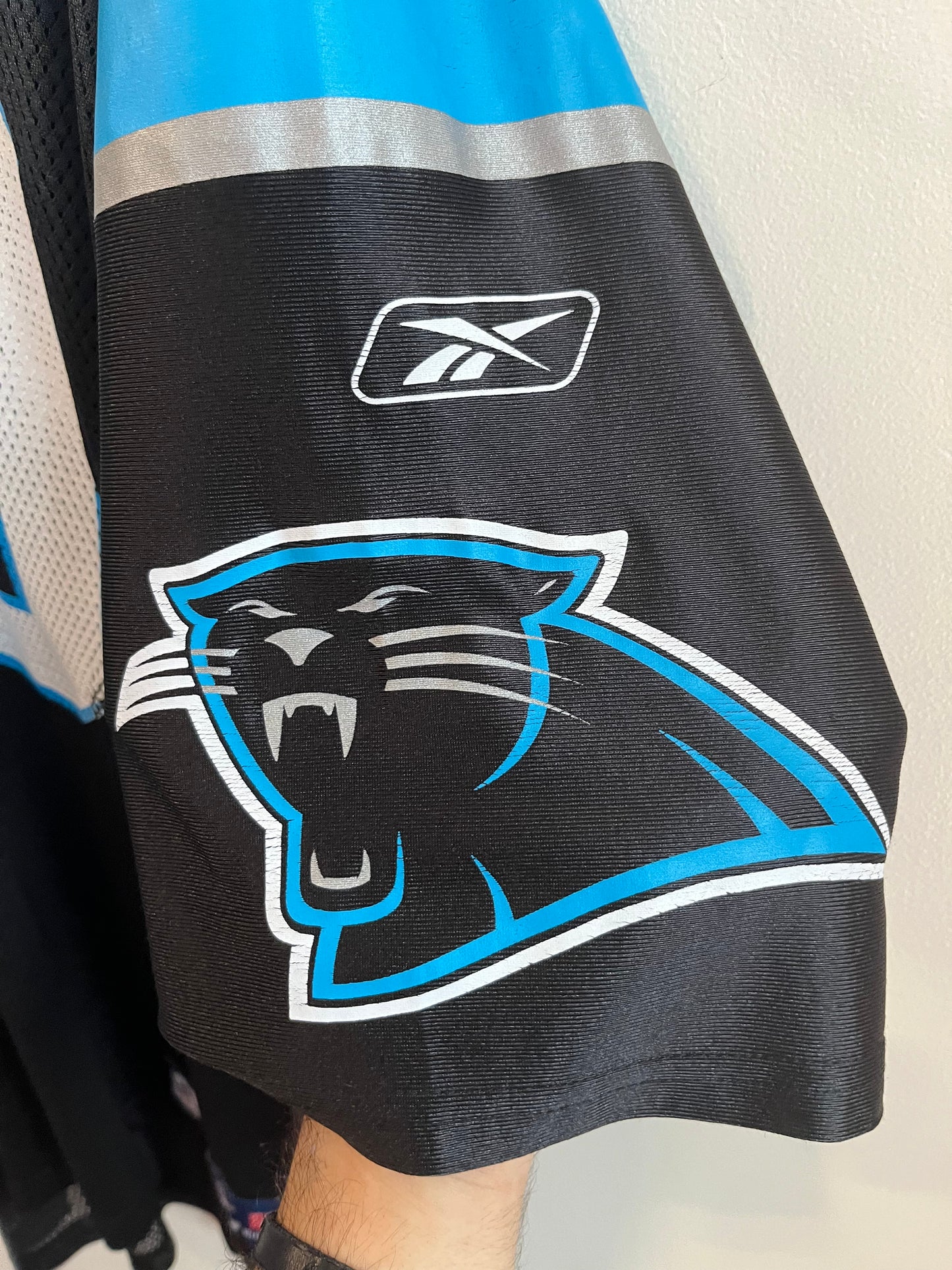 00s Carolina Panthers Steve Smith Reebok Home Jersey (XL)