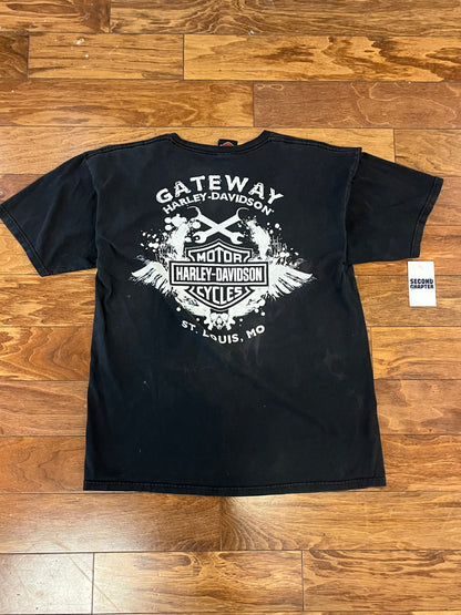 2008 Harley Davidson St Louis Gateway Tee (L)