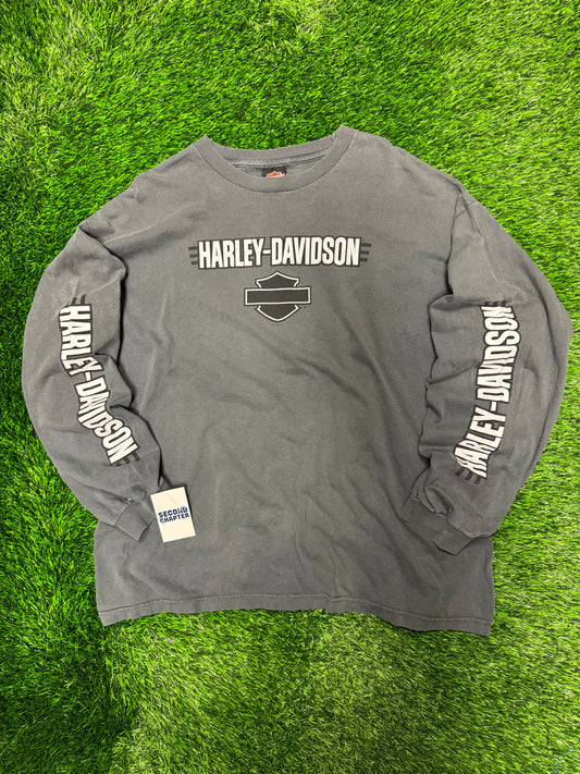 2012 Harley Davidson Charcoal Long Sleeve Tee (XL)