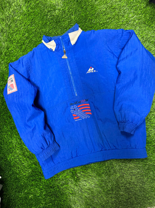 1994 USA Vintage Apex World Cup Soccer Puffer Jacket (L)