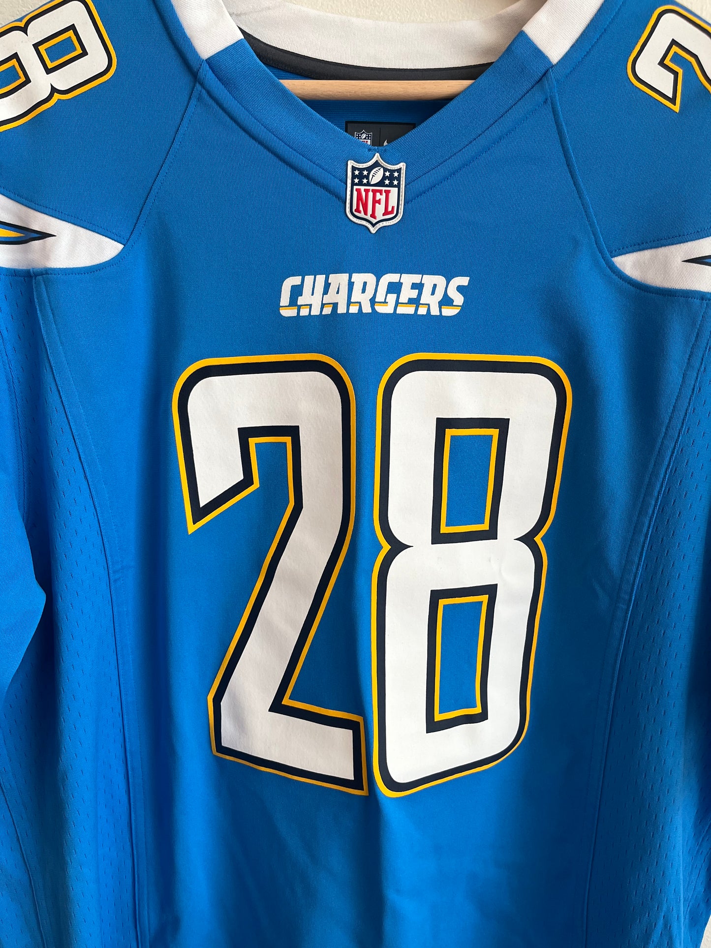 2012 Los Angeles Chargers Melvin Gordon #28 Nike NFL Jersey (L)
