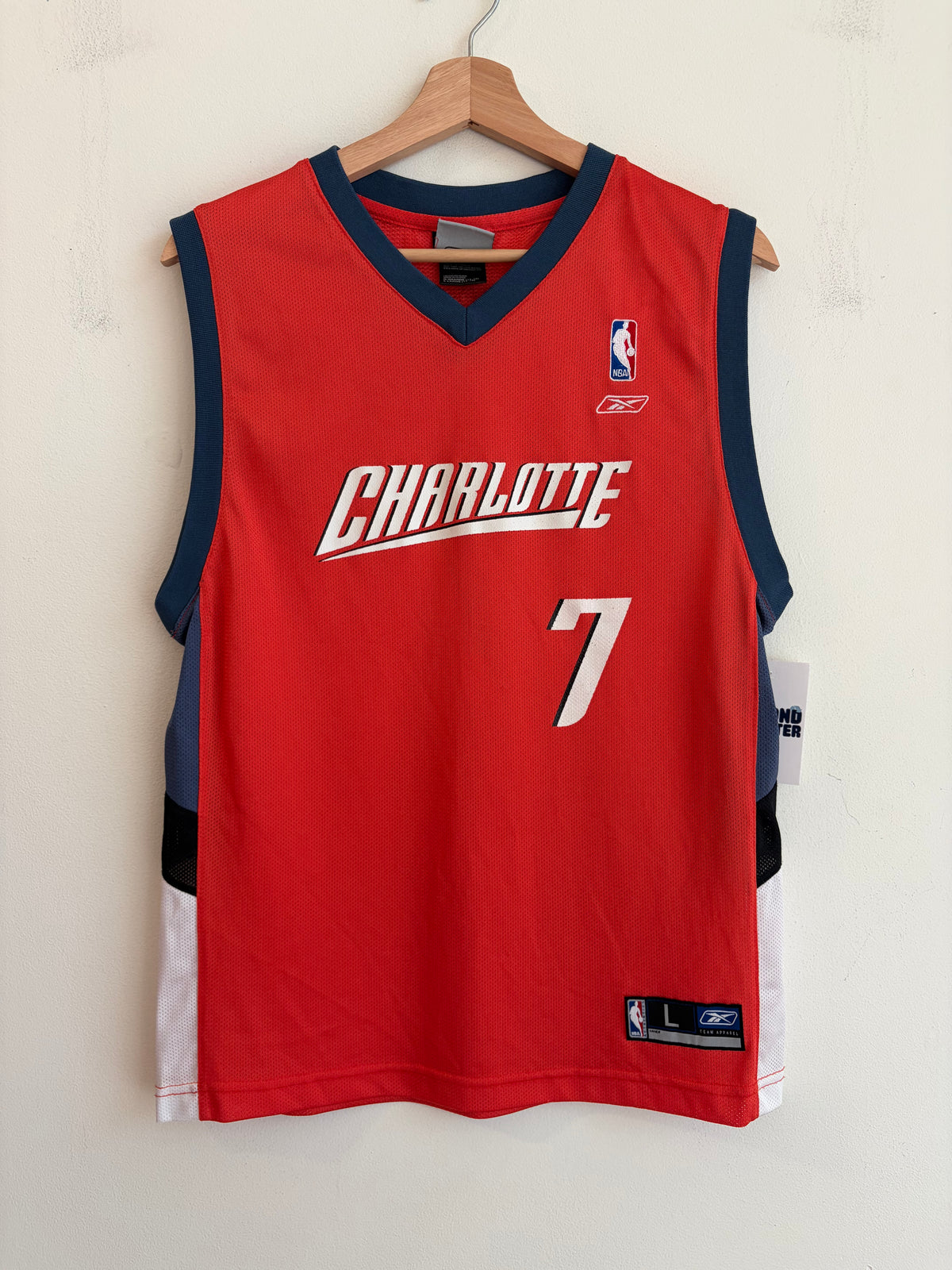 00s Charlotte Bobcats Primoz Brezec NBA Jersey (Youth L)