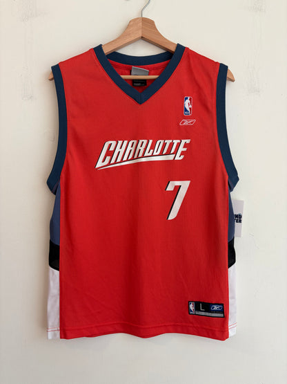 00s Charlotte Bobcats Primoz Brezec NBA Jersey (Youth L)