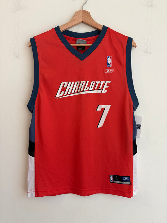 00s Charlotte Bobcats Primoz Brezec NBA Jersey (Youth L)