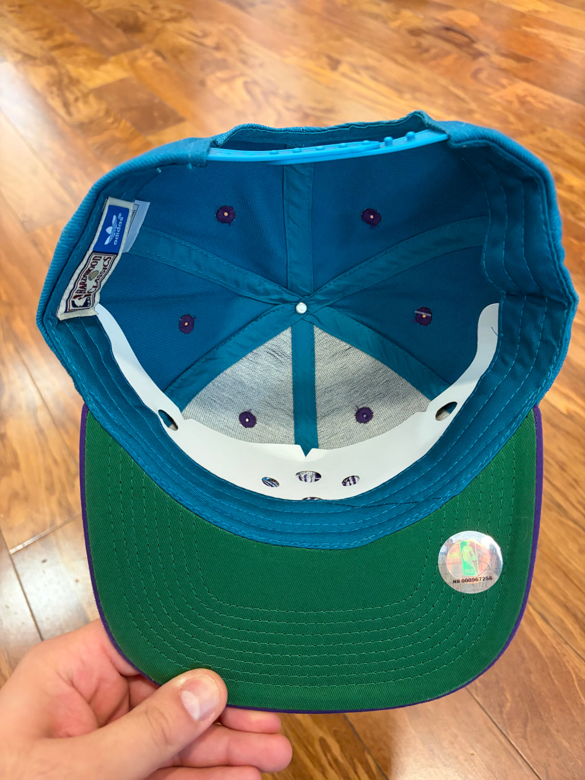 2010s Charlotte Hornets Adidas Hardwood Classics Deadstock Hat (OS)