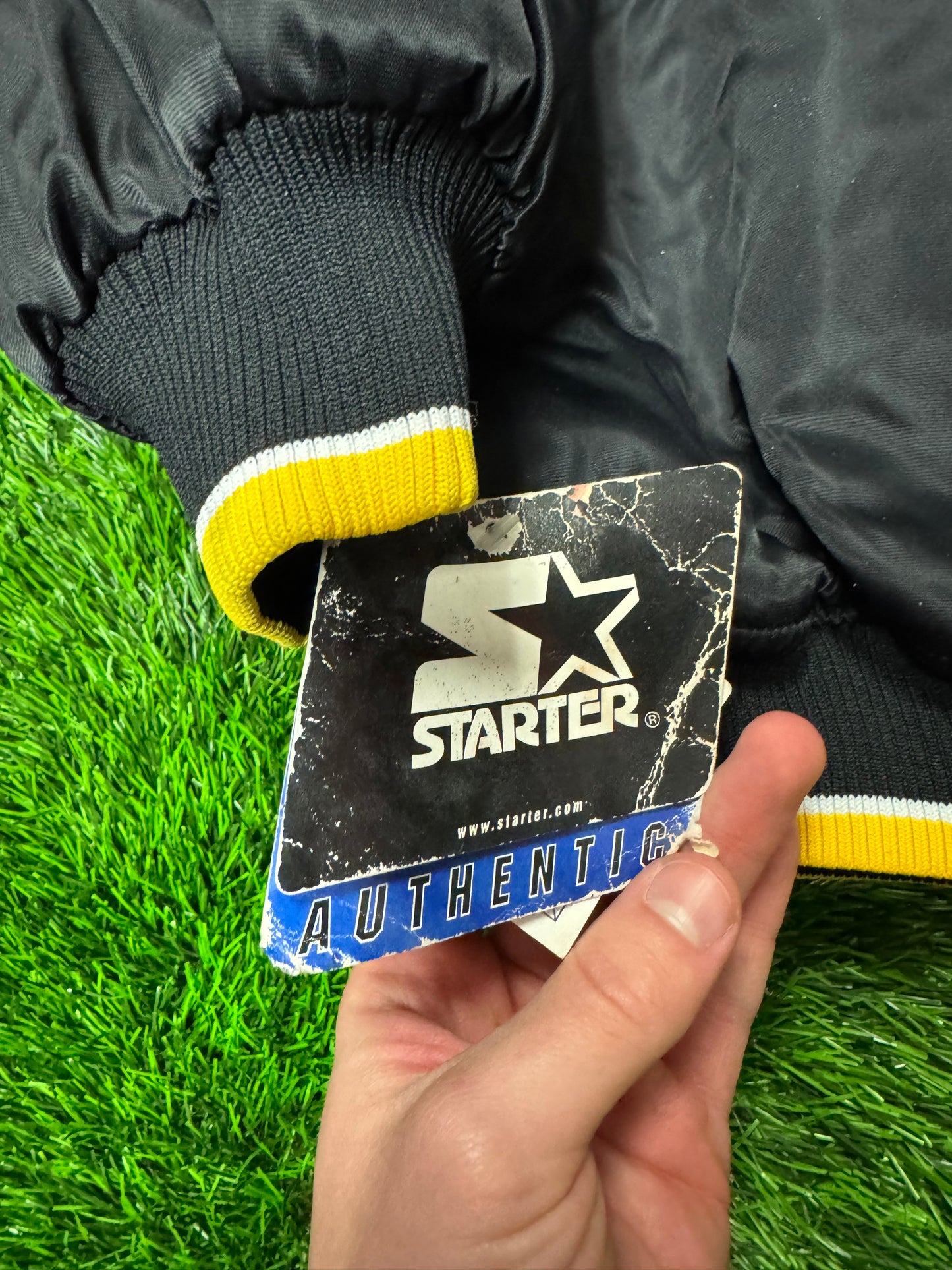 90s Pittsburgh Pirates Vintage Starter Diamond Collection Satin Jacket (XXL)