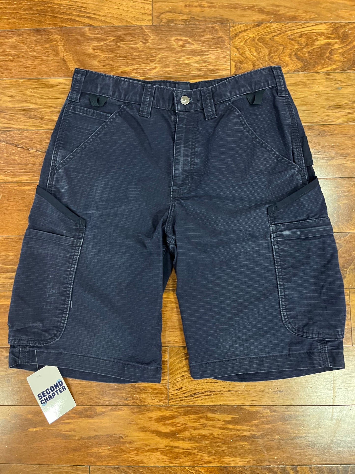 Carhartt Navy Cargo Shorts (31)