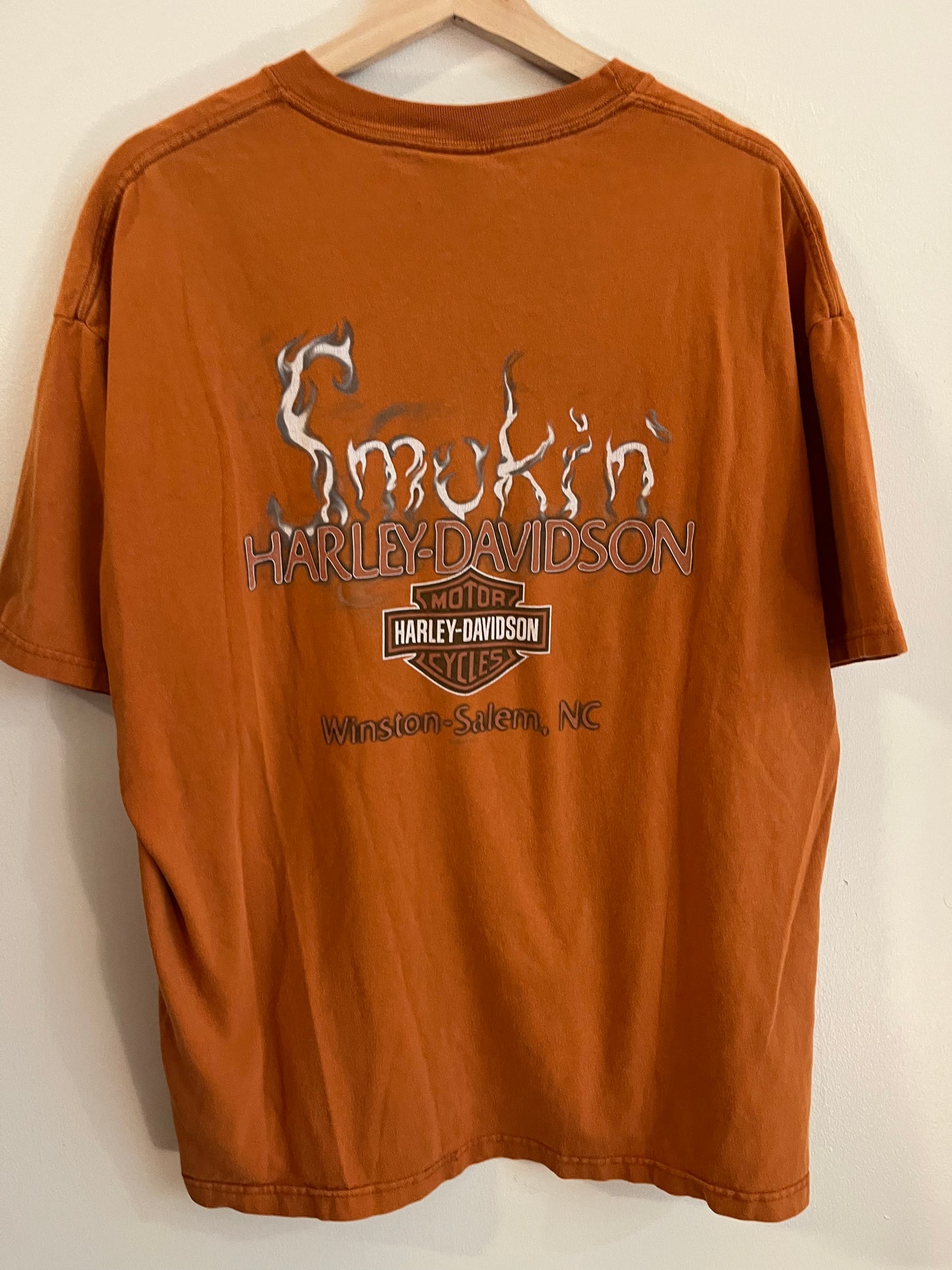 2009 Harley Davidson Smokin Orange Tee (XL)