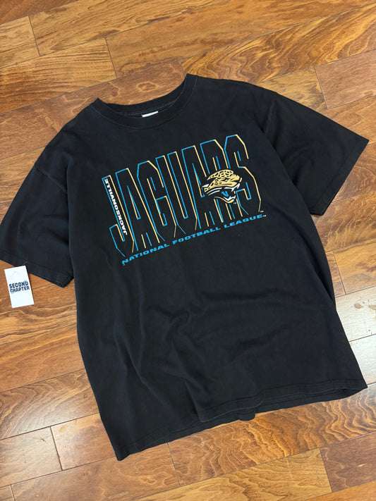 Jacksonville Jaguars Majestic Spell Out Tee (XL)