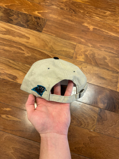 90s Carolina Panthers Tan Two Toned Spell Out Hat (OS)