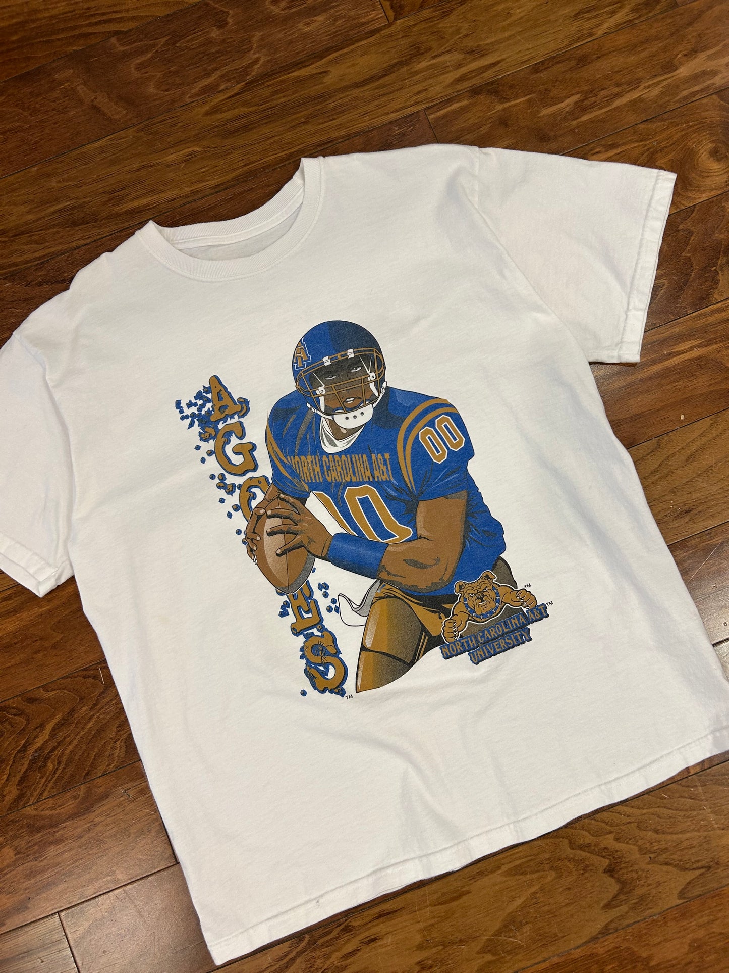 00s University of North Carolina A&T Aggies HBCU Tee (XL)