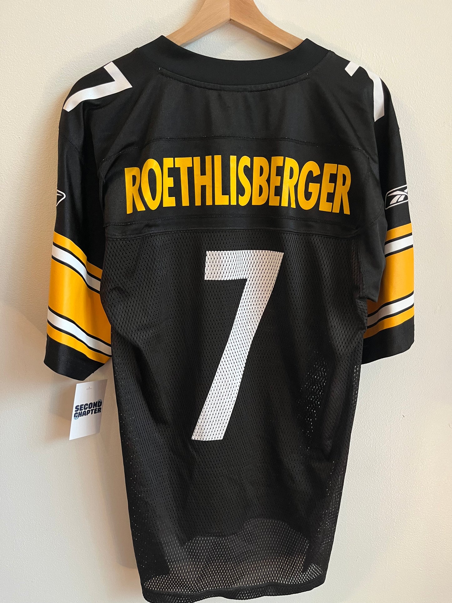2011 NFL Reebok Big Ben Roethlisberger Pittsburgh Steelers Jersey (S)