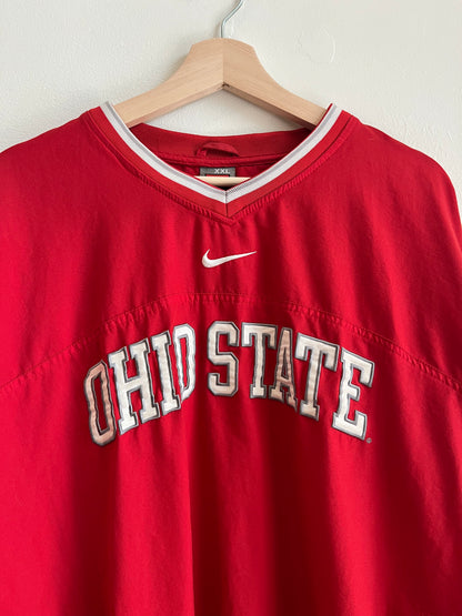 2000s Ohio State Nike Swoosh Windbreaker (XXL)