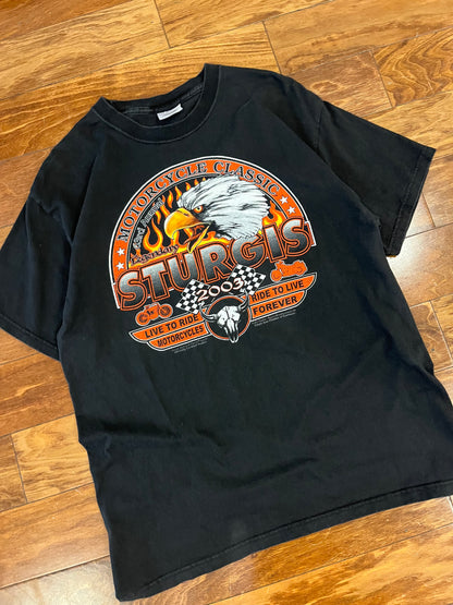 2003 Sturgis Motorcycle Classic Tee (L)