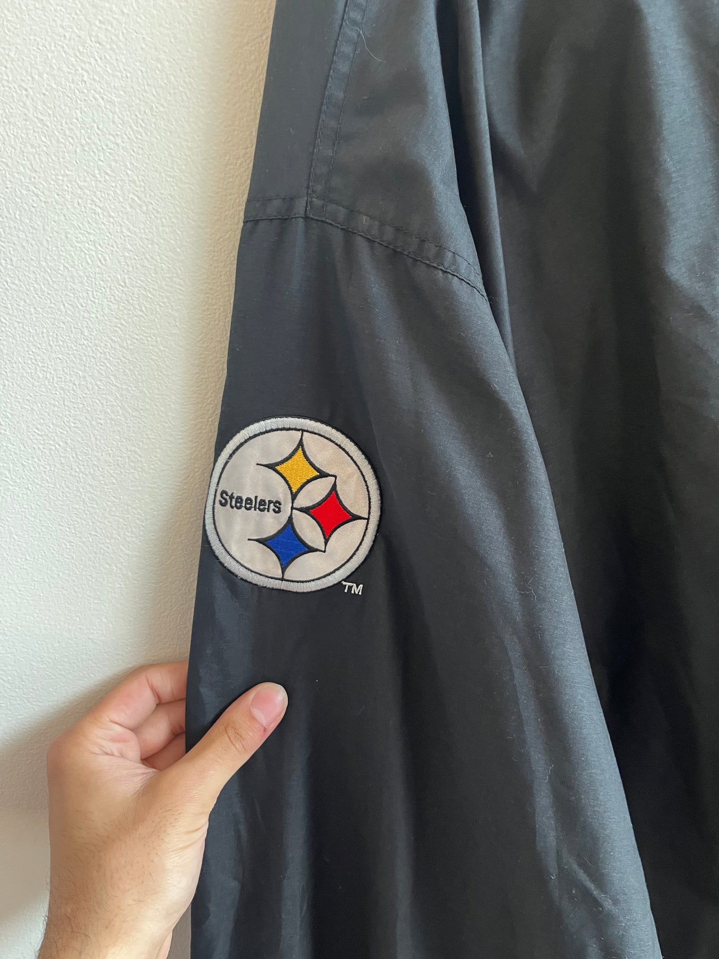 90s Pittsburgh Steelers Reebok Pullover Windbreaker (XL)