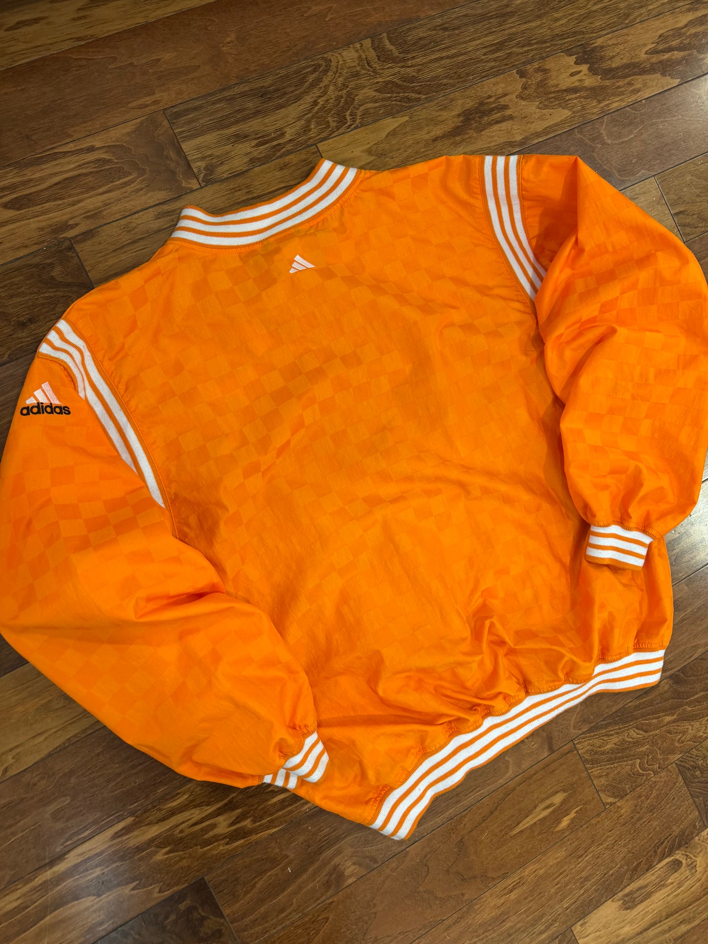90s Adidas Tennessee Checkerboard Windbreaker (XL)