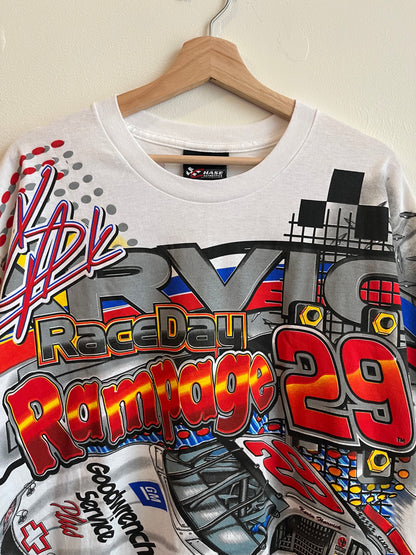 00s Kevin Harvick Rampage Nascar AOP Tee (M)
