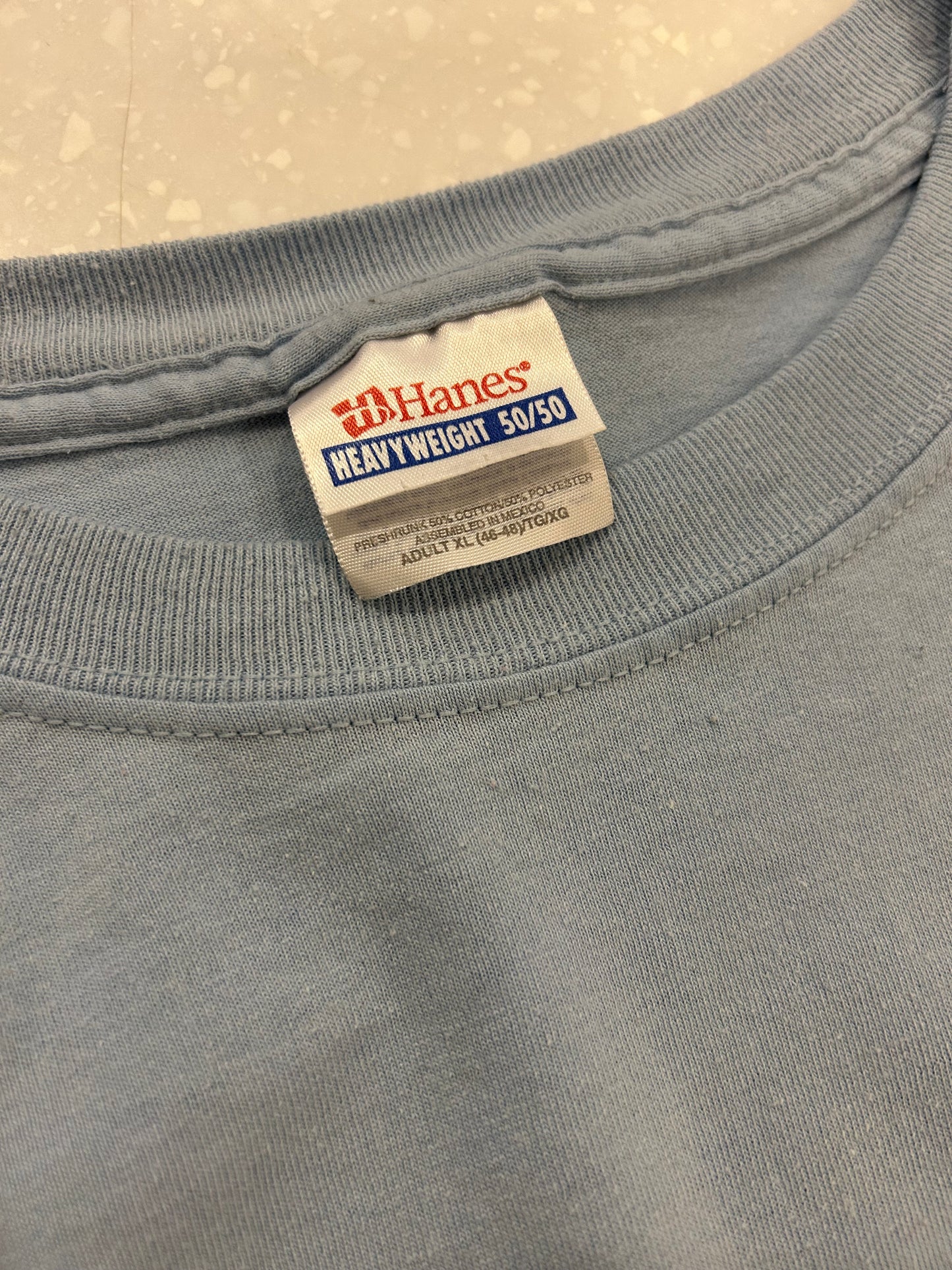 00s UNC Hanes Big Logo Tee (L)