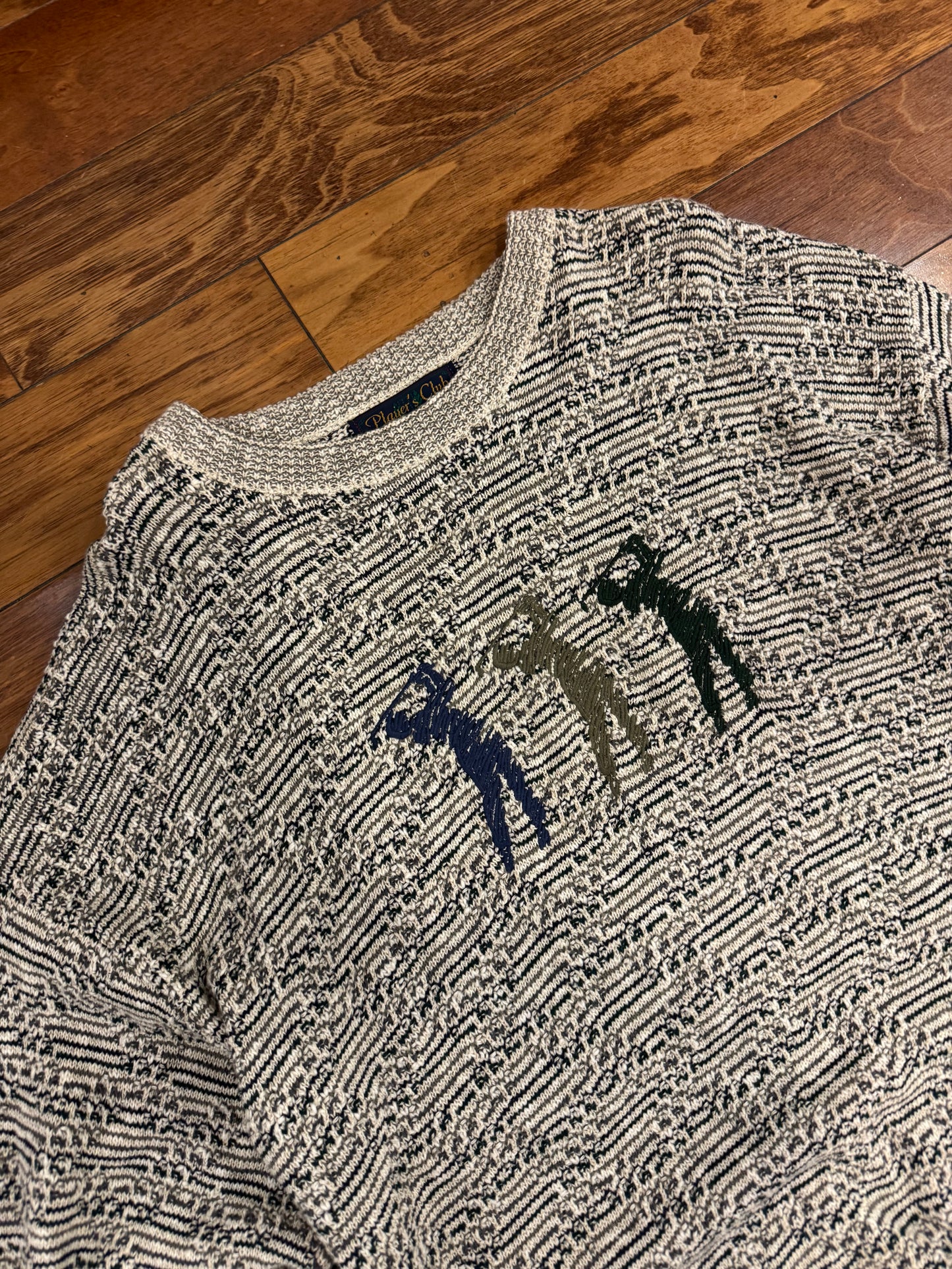 90s Players Club Saddlebred Golf Sweater (XL)
