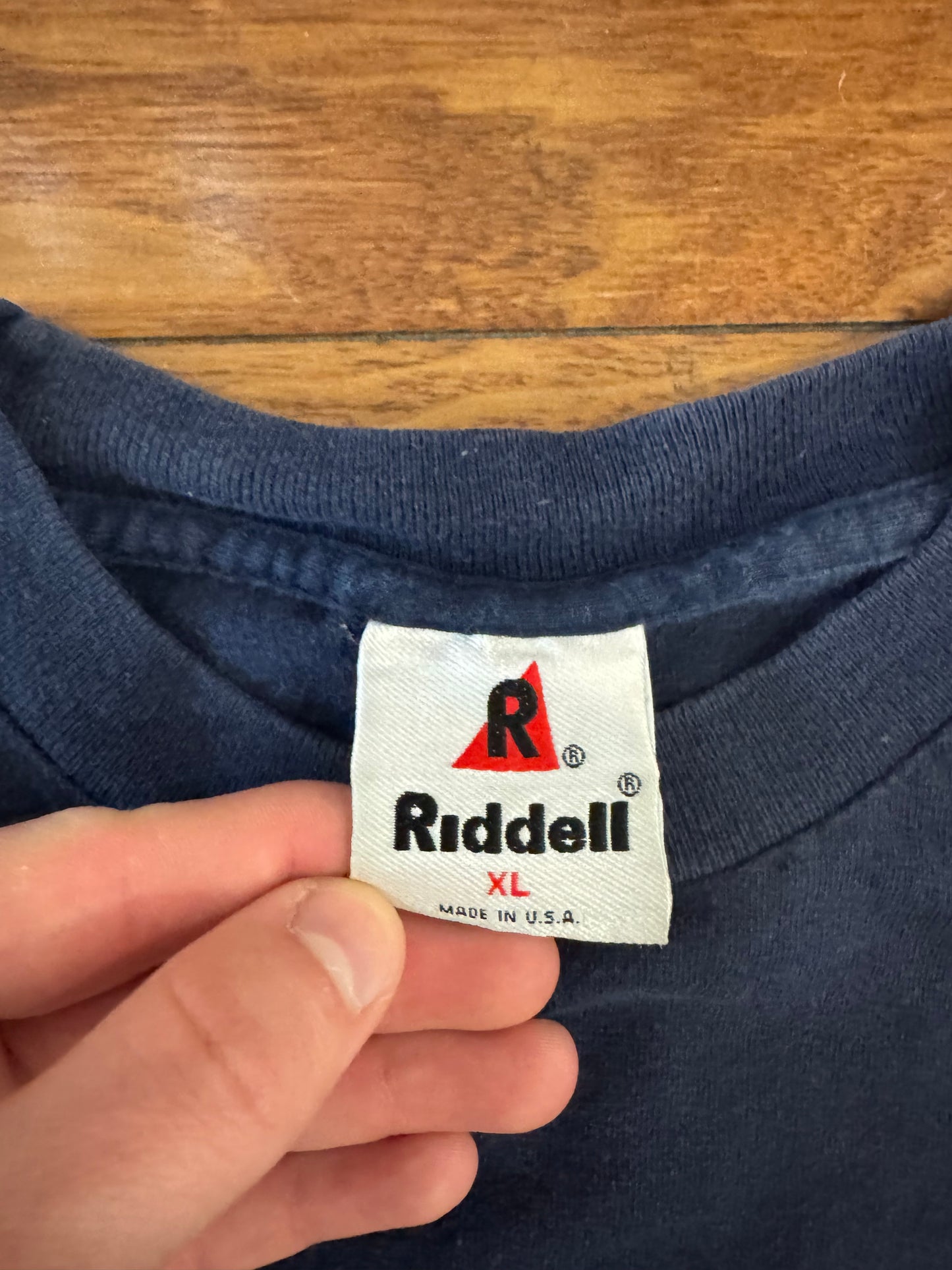90s Notre Dame Riddell Helmet Tee (XL)