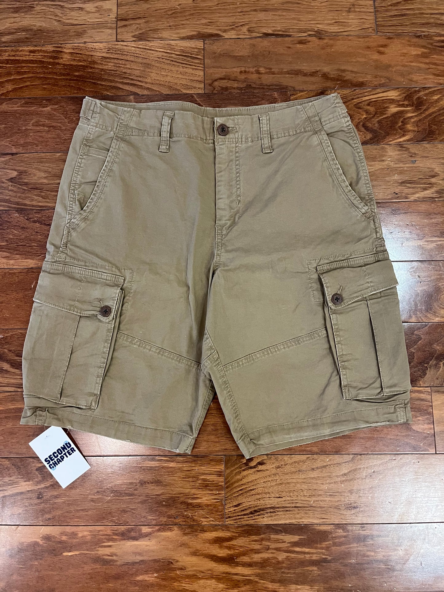 American Eagle Dark Khaki Shorts (36)