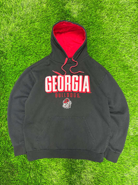 00s Georgia Bulldogs Embroidered Vintage Hoodie (M)