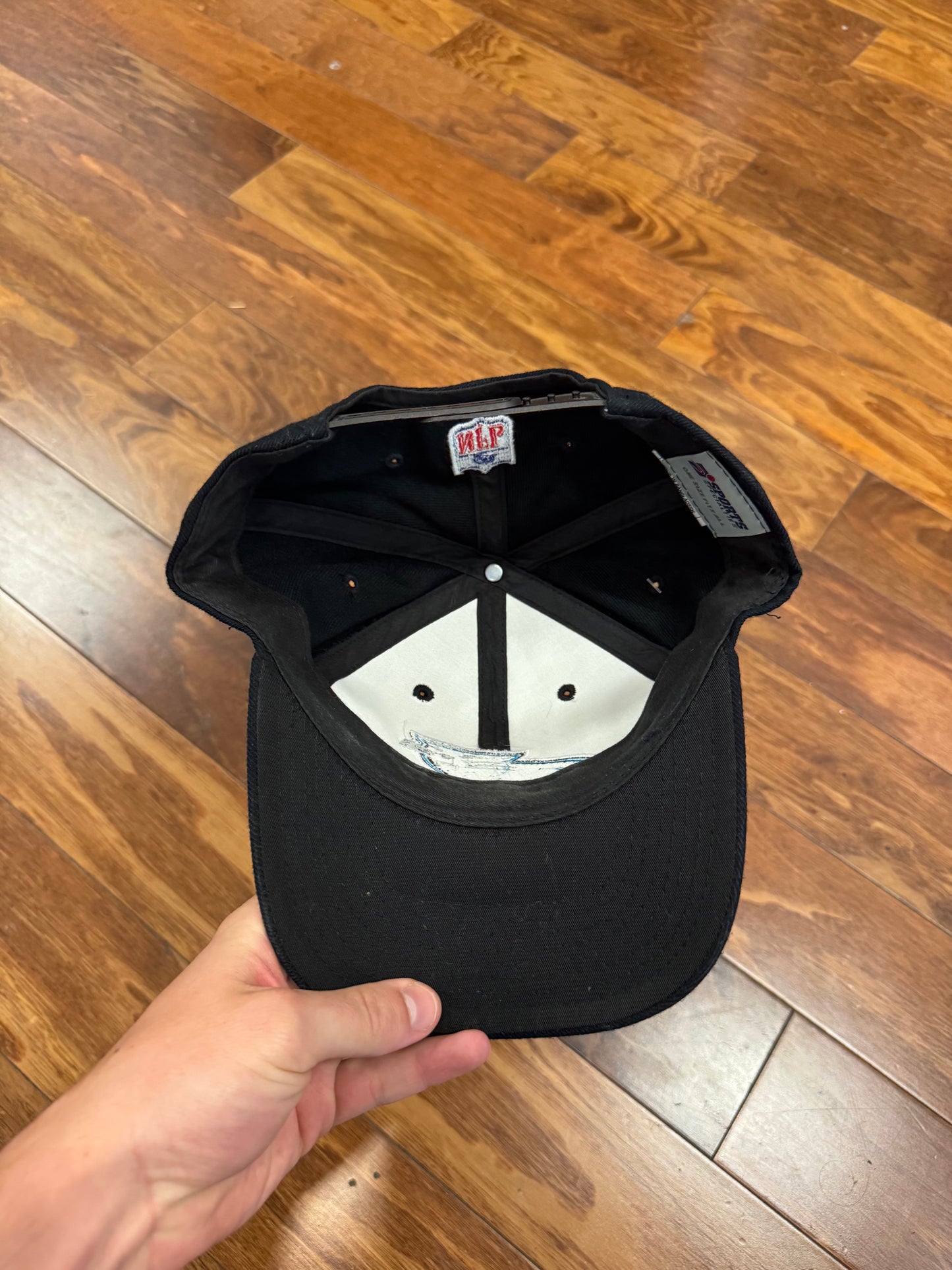 00s Carolina Panthers Black Sports Specialities Essential Hat (OS)