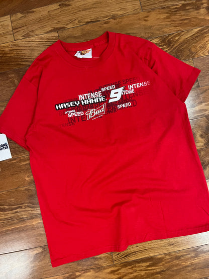 00s Nascar Kasey Kahne #9 Budweiser Nascar Tee (L)