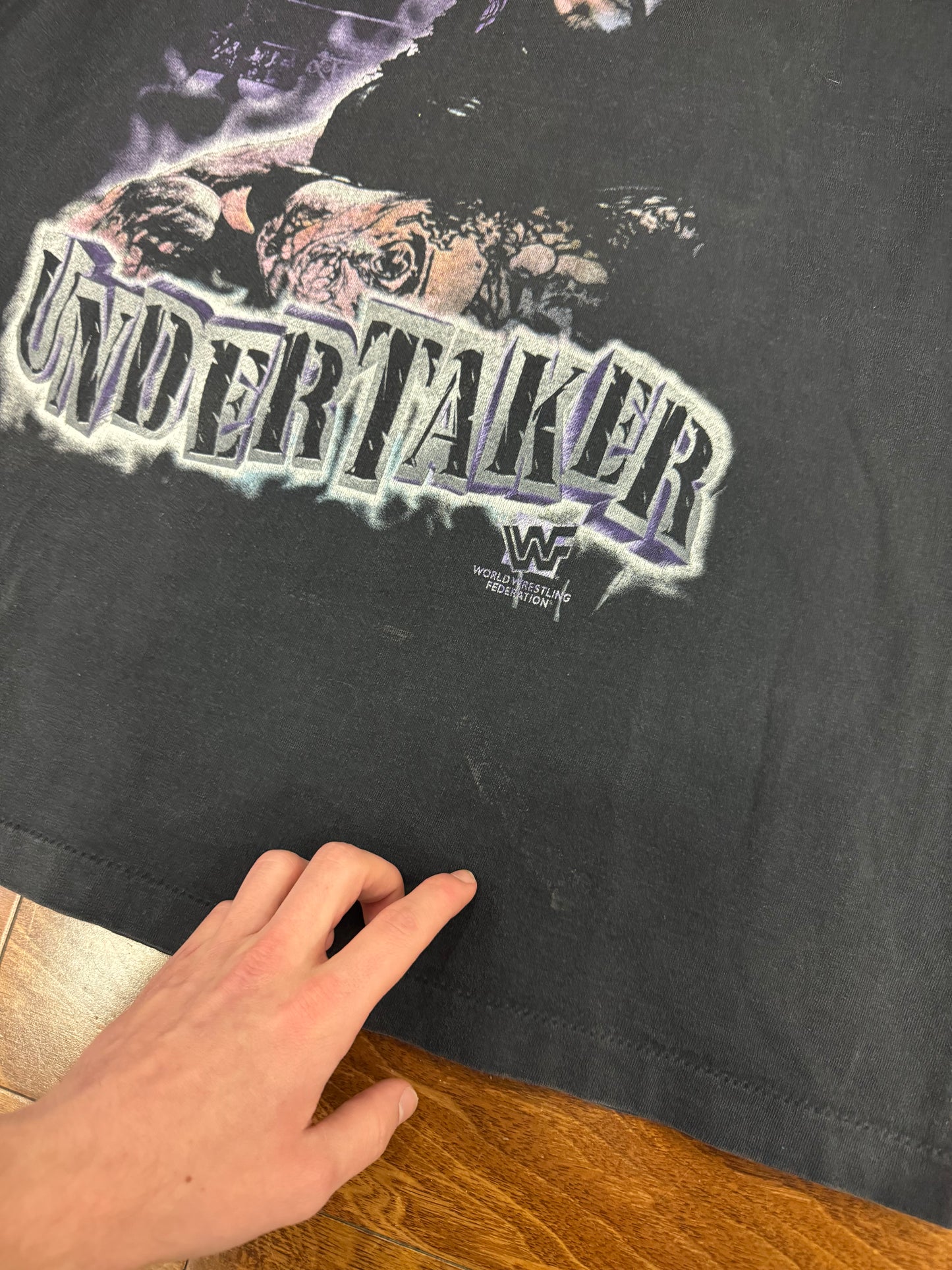 90s The Undertaker WWF "Death Become Me" Vintage Wrestling Grail Tee (XL)