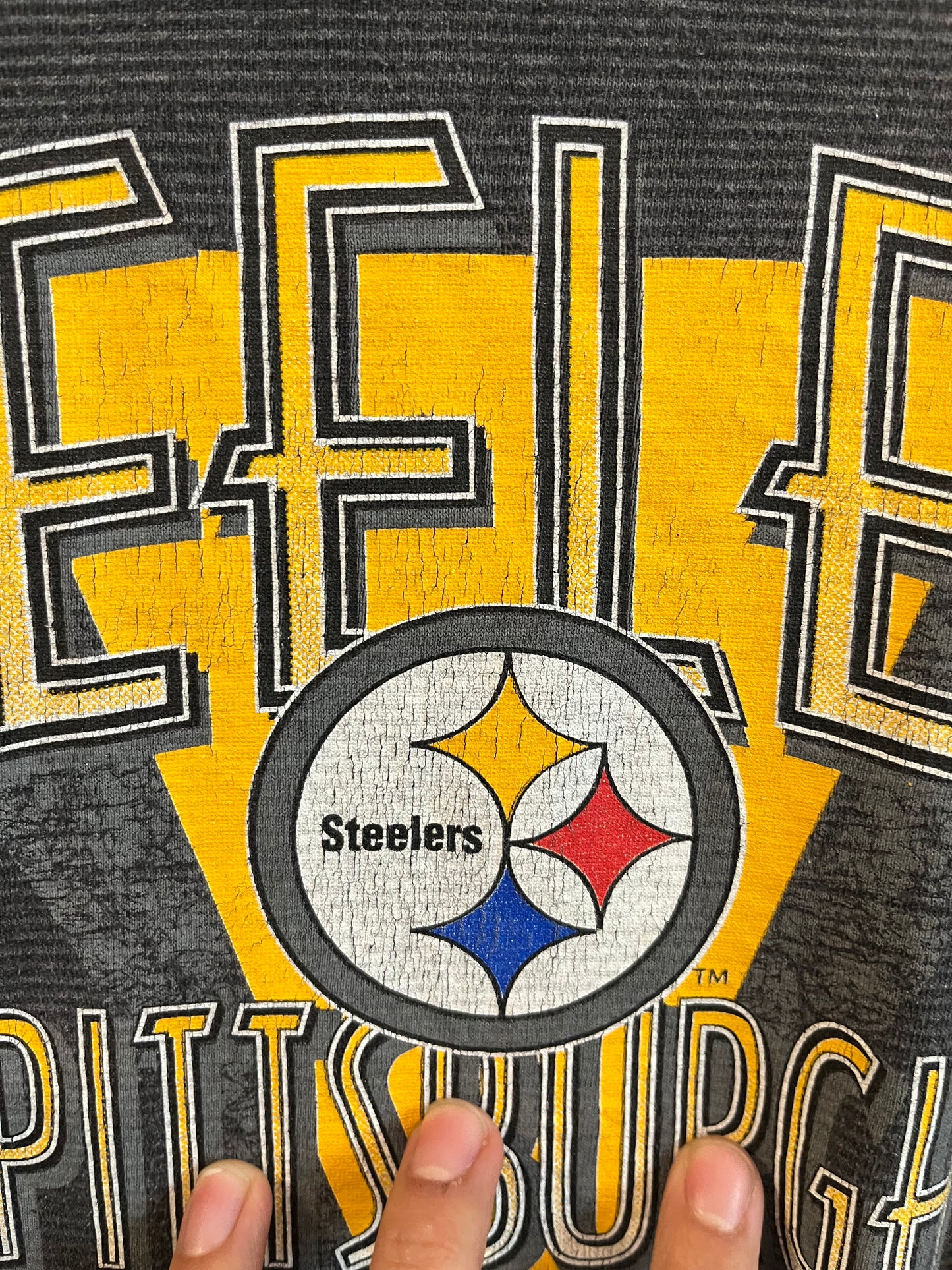 1994 Pittsburgh Steelers Trench Striped Tee (XL)