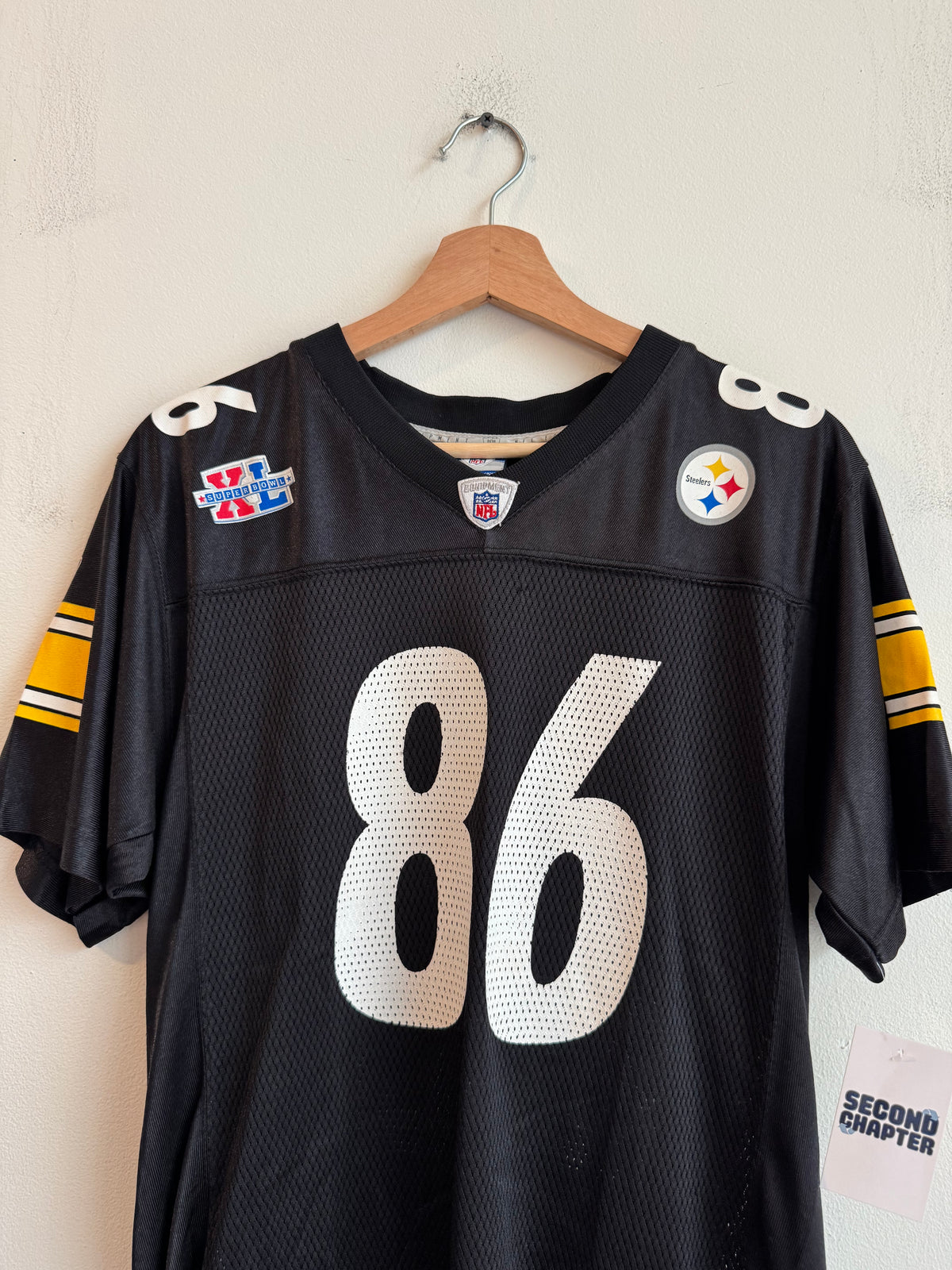 00s Pittsburgh Steelers Super Bowl XL Hines Ward Jersey (Youth L)