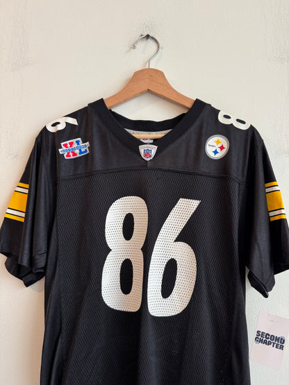 00s Pittsburgh Steelers Super Bowl XL Hines Ward Jersey (Youth L)