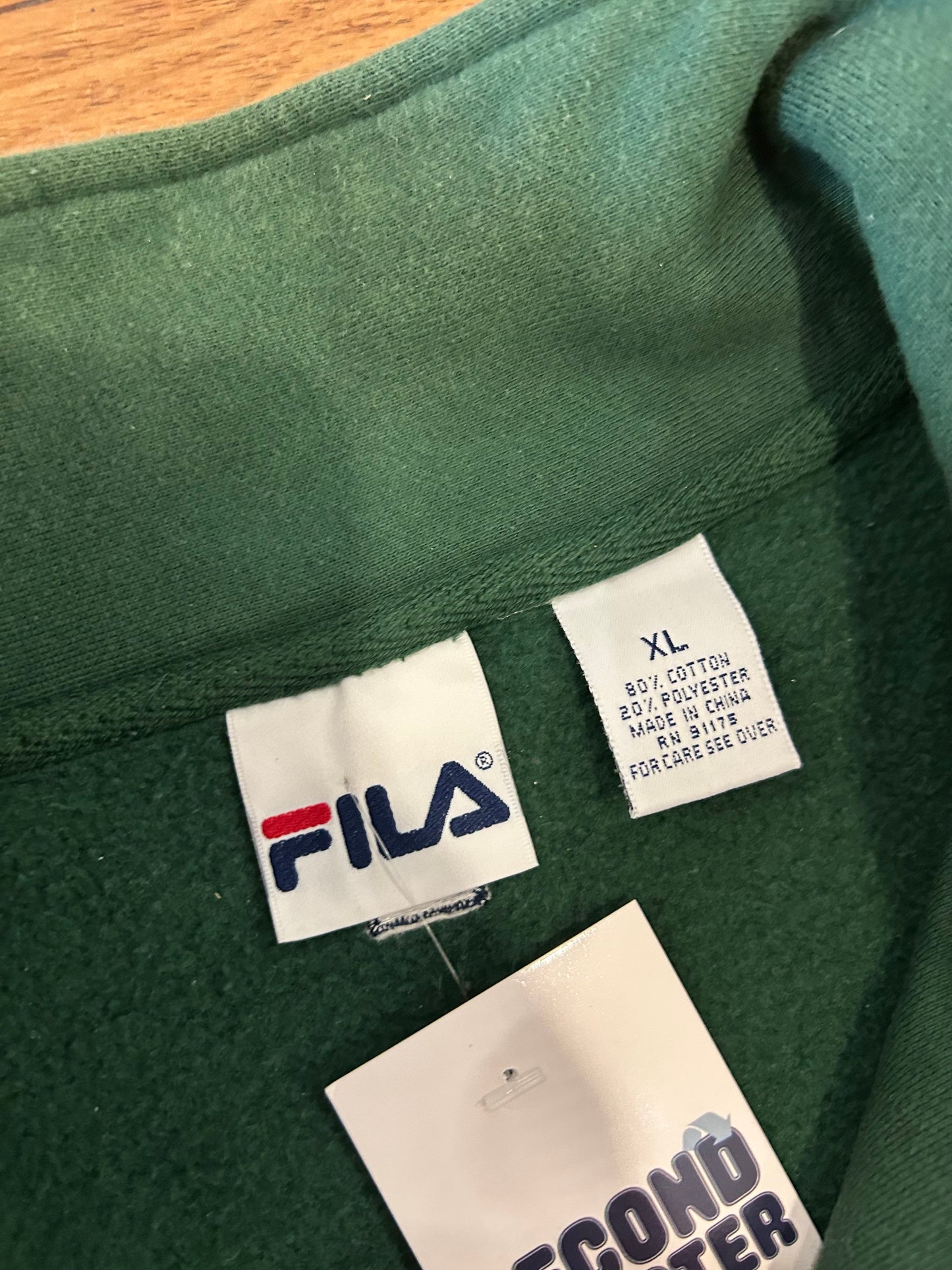 00s Fila 1/4th Zip Sweater (XL)
