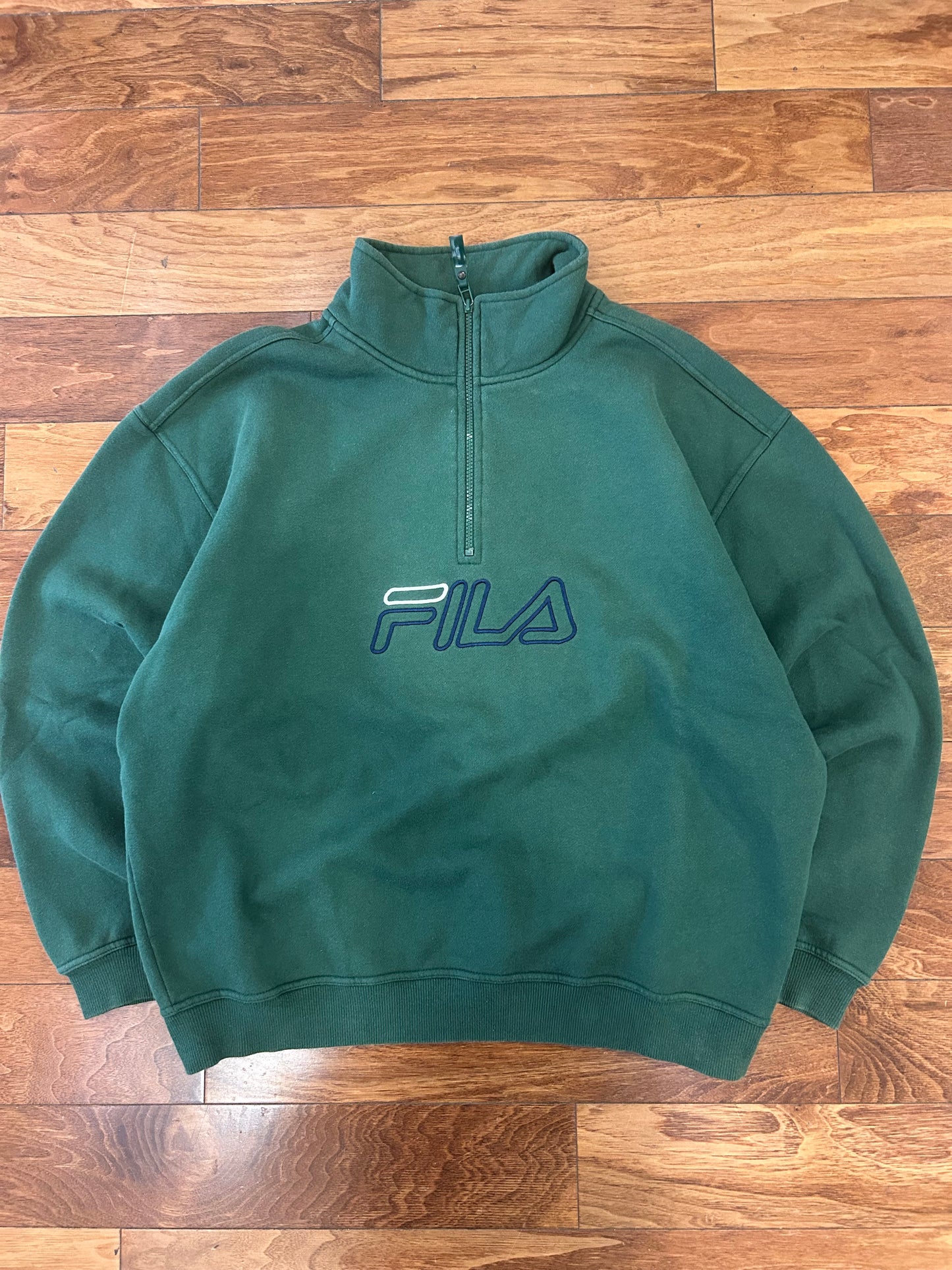 00s Fila 1/4th Zip Sweater (XL)