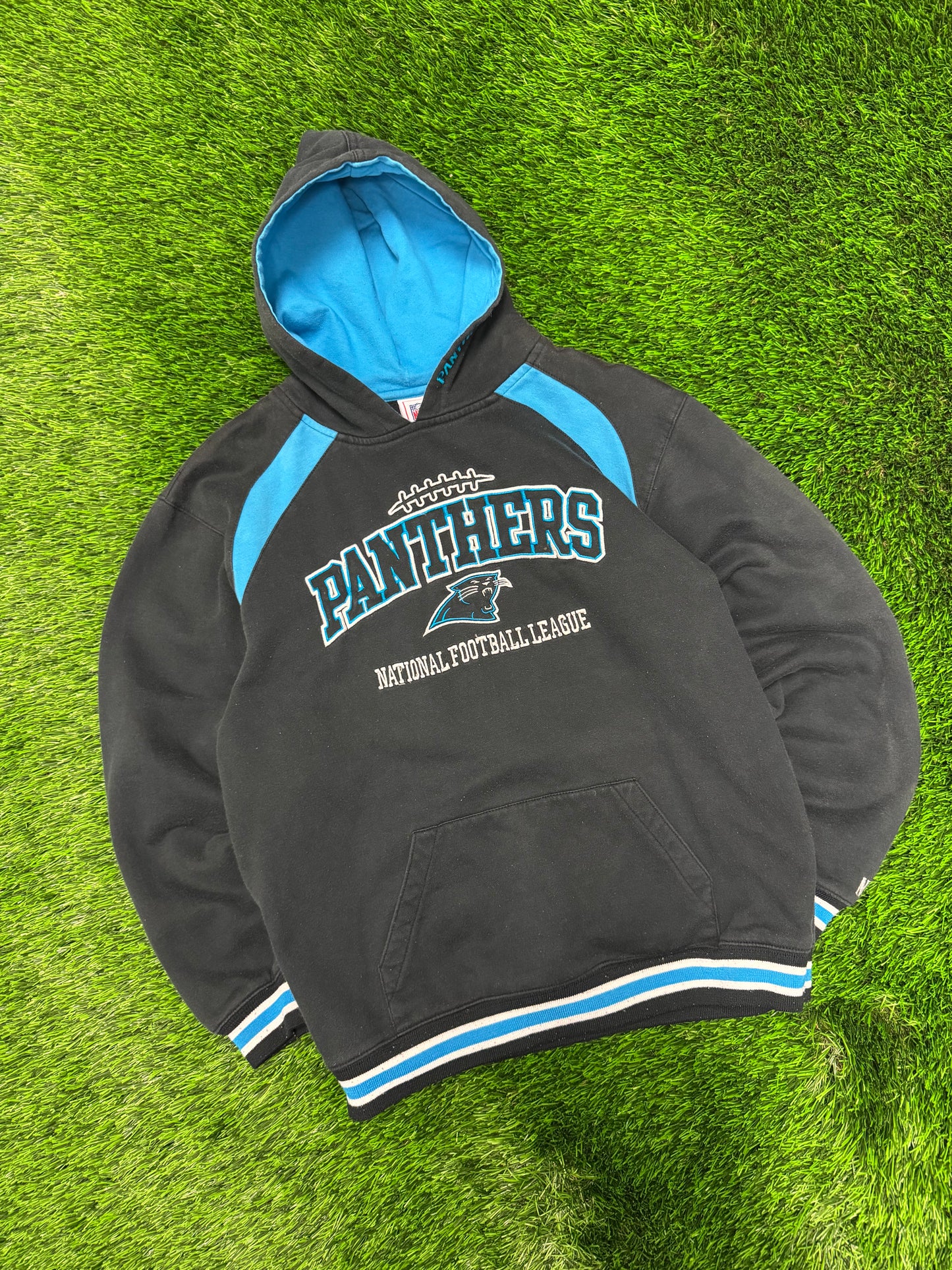 Carolina Panthers NFL Embroidered Hoodie (Youth XL)