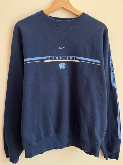 00s UNC Nike Center Swoosh Essential Crewneck (M)