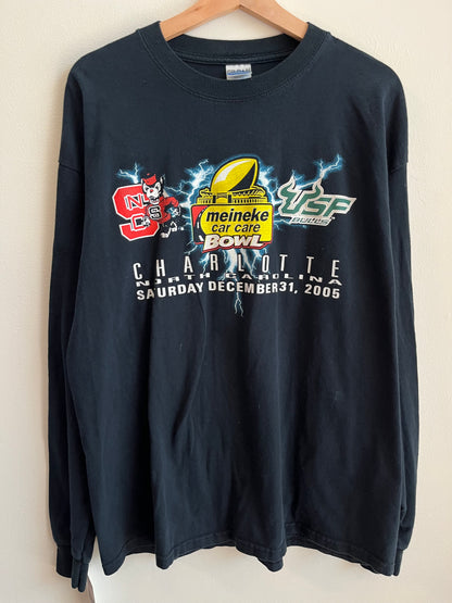 2005 NC State v USF Meineke Bowl Long Sleeve Shirt (XL)