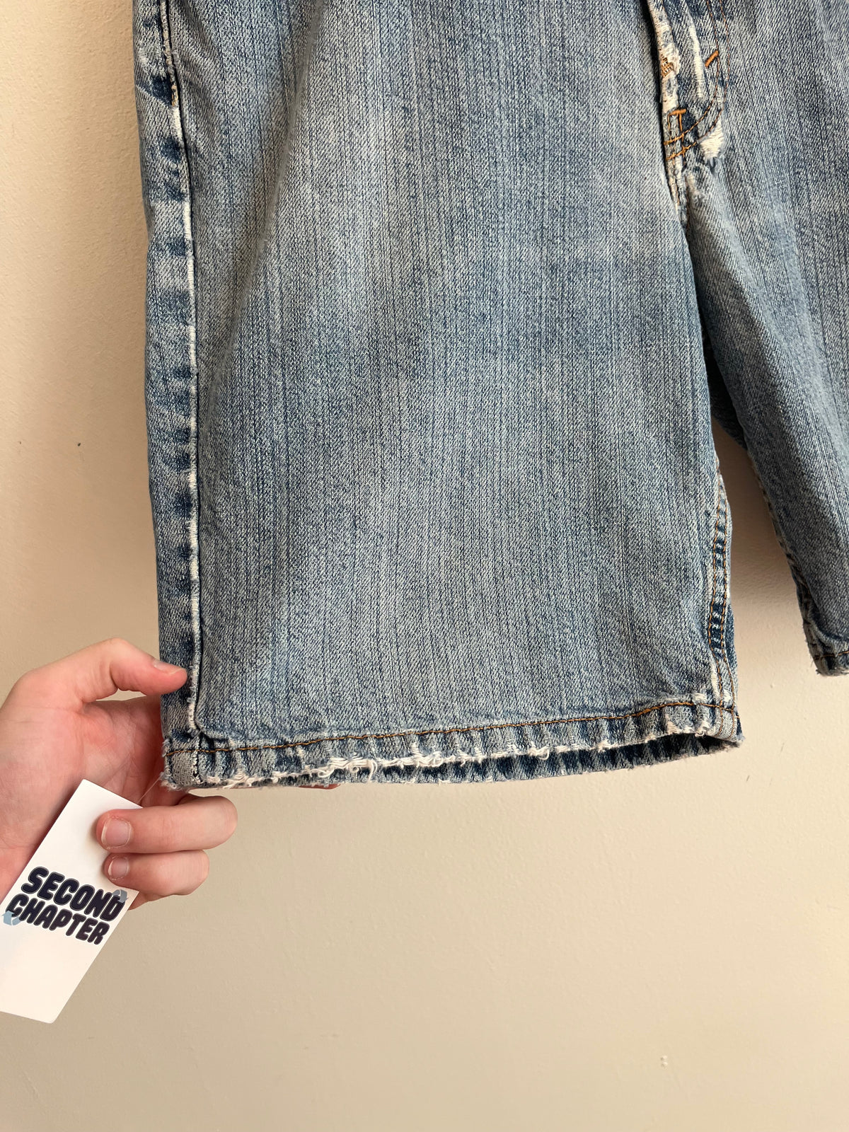 2006 Levi's 505 Distressed Jean Shorts (36)