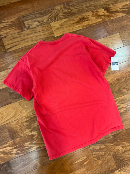 90s Houston Texans Spell Out Logo Athletics Tee (M)
