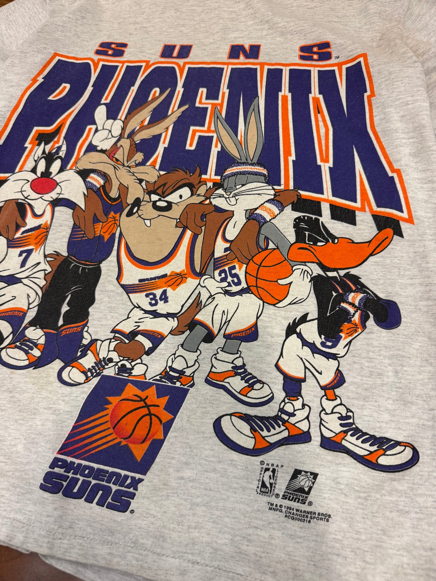 1994 Phoenix Suns Looney Tunes Vintage NBA Tee (L)