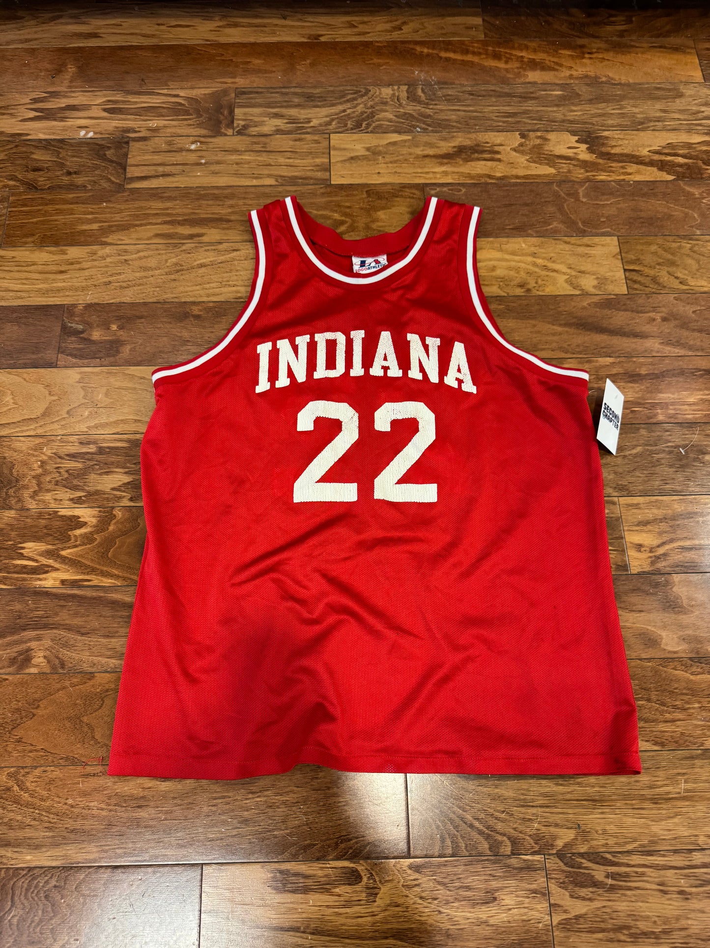 90s Indiana Basketball #22 Logo Athletic Jersey (XL)