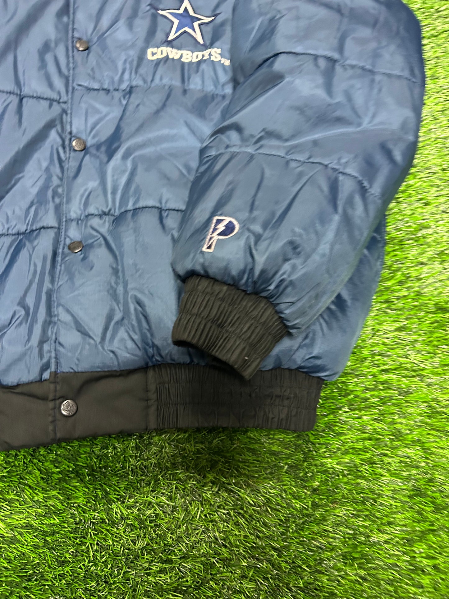 90s Dallas Cowboys Reversible Pro Player Puffer Jacket (XL)