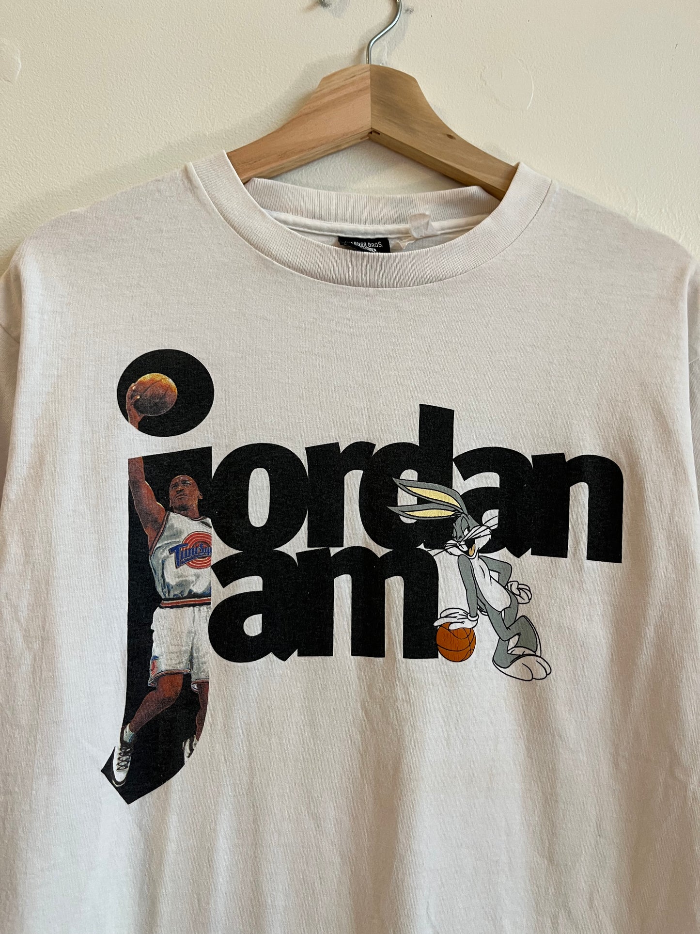 1996 Space Jam "Jordan Jam" Warner Bros Looney Tunes Tee (L)